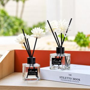 ROSE AROMATHERAPY ESSENTIAL OIL RATTAN LIQUID HOUSEHOLD PERFUME FLAMELESS DIFFUSER-1 PEICE