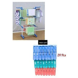 Baby Kids Clothes Hanger And Rack And Free Pegs