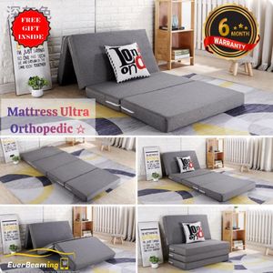 Orthopedic Luxurious Portable Foldable medically recommended mattress _ 4ft x 6ft _ Grey 