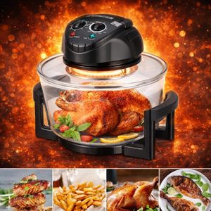 20L Convection Halogen Oven 3500W – Multi-Function Air Cooker for Baking, Roasting, Grilling & Frying