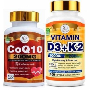 Duozi Vitamin D3 + K2 & Coq10 200mg 2pcs