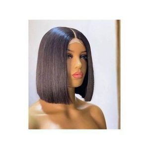 Cheap wig Awoof Sleek Bobcut With Closure Wig