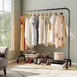 Single Pole Heavy Duty Metal Clothes Hanger