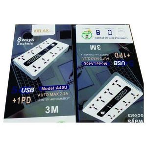 8 ways electrical sockets extension power plug 1pcs