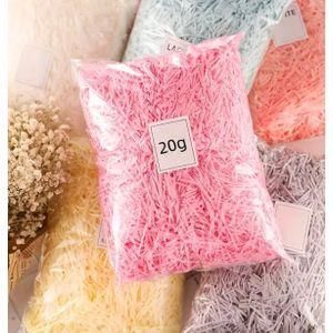 Clo 1pc About 20 Carat Rafi Grass Gift Box Filler, Creative Filling Grass for Birthday, Wedding and Bridesmaid Gifts, Wrinkle Thin Paper Used in Packaging, Wrapping and Filling Easter Gift Boxes with Rafi Grass Filler Paper
