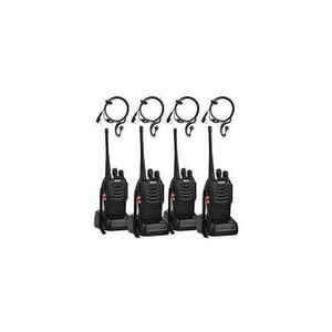 Boafeng Super Quality Walkie Talkie Radio With Earpiece (4pcs)