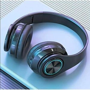 B39 Wireless Headphones with LED Lights, Comfortable Over-Ear Design, Foldable with Built-In Microphone, Bluetooth, FM Radio, SD Card Slot, Perfect Travel & Gaming Gift for Birthdays, Easter, Christmas Boyfriend And Girlfriends. B39 Head Mounted