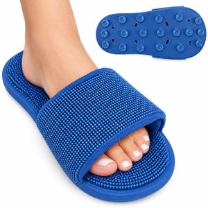 Bathroom Silicone Blue Slipper for everyone (1 pair)