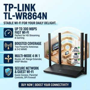 Access Plug 300Mbps Wireless Access Point Wi-Fi 6 Mesh ROUTER Wireless AP SIGNAL indoor wifi Range Exender CCTV LAN Setup TL-WR646N