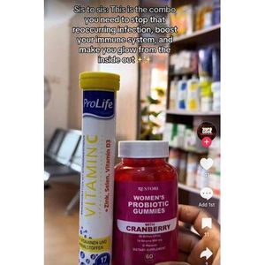 RESTORE Women probiotic gummies 60 & vitamin C 2pcs