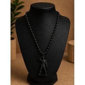 Black Soldier Pendant Necklace for Men – Military Figure Ball Chain  Necklace