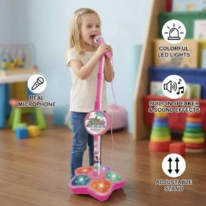 Kids Karaoke Machine with Microphone Stand – Singing Fun Set