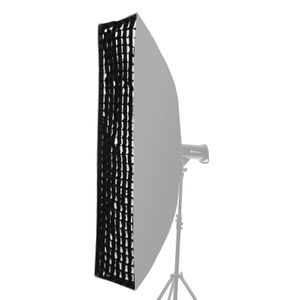 35 * 160cm/ 14 * 63in Photography Strip Softbox Grid Black Honeycomb Grid Softbox Reflector Portrait Products Photographic Accessories NO5140