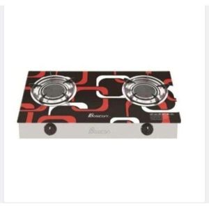 Boscon Boscon,Table Top Tempered Glass 2 Burner Gas Cooker-Auto Ignition