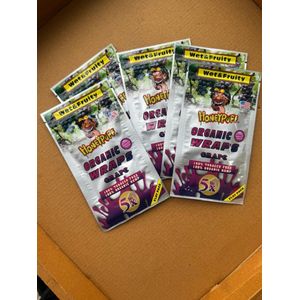 Grape ORGANIC WEEDSMOKING WRAP GRAPE FLAVOER 5 SACHETS 