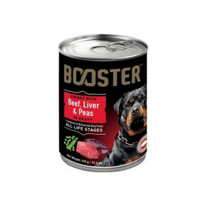 BOOSTER Chunks With Beef, Liver, Peas (All Life Stages) - 24 Cans