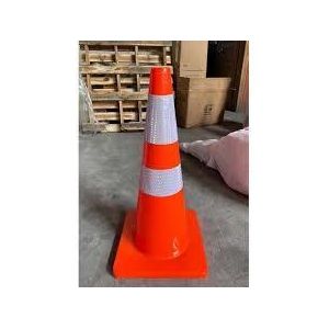 Heavy-Duty Reflective Traffic Safety Cone 50cm