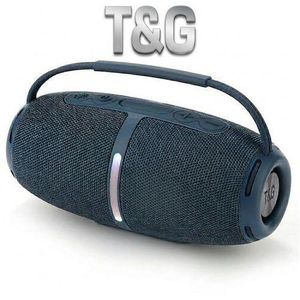 T&G TG686 Mini Portable Wireless Blue Tooth Hifi Stereo Sound Subwoofer Fm Radio Speaker IPX5 BLUE