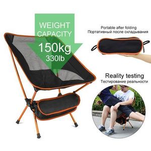 Fashion Travel Ultralight Folding Chair Portable Beach Hiking Picnic Seat  Fishing Tools Chair