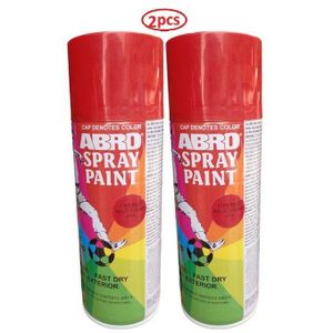 ABRO  All Purpose Spray Paint-red X 2pcs