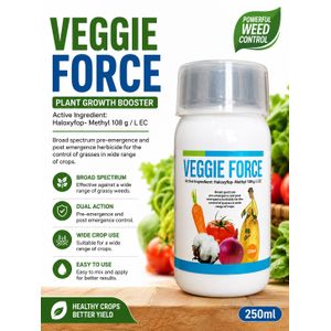 250ml Veggie Force Herbicide – Broad Spectrum Weed Control 