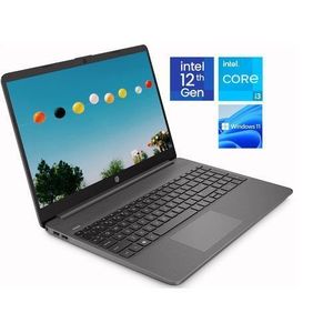 Hp Notebook 15 Laptop - Intel Core I3- 8GB RAM/256GB SSD- 12TH GEN- Windows 11 PRO+USB Light & Mouse