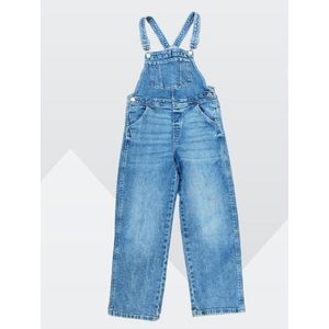 Super quality unisex baggy cut overall jeans 
