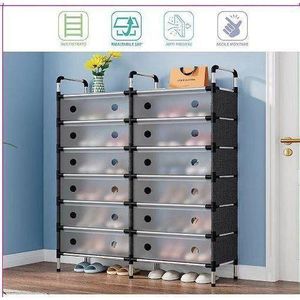 Transparent Dust Proof Shoe Rack Organizer With Cover