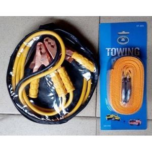Jump Start Cable With Tow Rope - 600 Amps