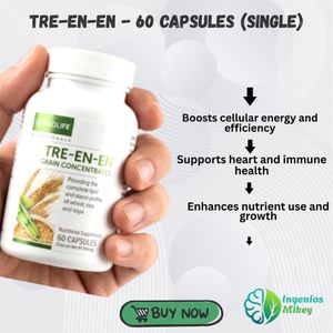 NEOLINE Neolife Tre en en - 60 Capsules (Whole Grain Concentrates for Cellular Nutrition, Energy, and Vitality)