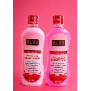 Elan Hibiscus mentholated Shampoo and Conditioner 500ml