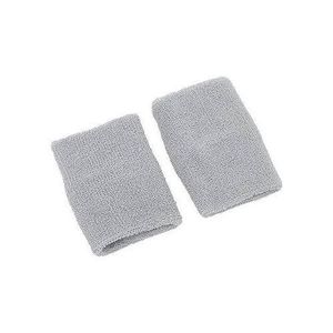 2Pcs Quality Cotton Sweat Wristband Sweat Band For Sport & Gym grey