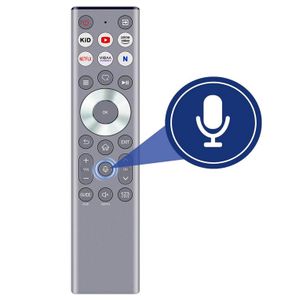 Hisense Smart TV Universal Replacement Remote (With Voice Command) 4K Smart
