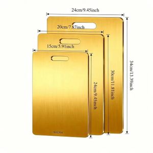 3-piece stainless steel cutting board, household anti-mold cutting board for cutting vegetables