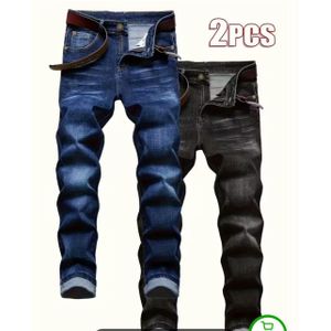 Men's 2 In 1 Stretch Regular Fit Jeans