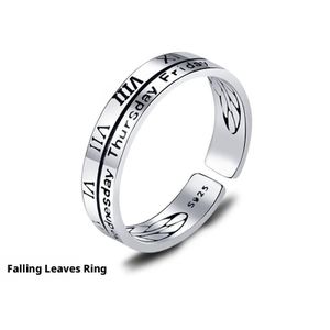 Vintage Finish Open Ended Stackable Rings for Men Adjustable Single Band Unique Distressed Design