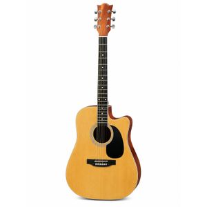 Acoustic Guitar – 6-String Folk Guitar with Cutaway Design