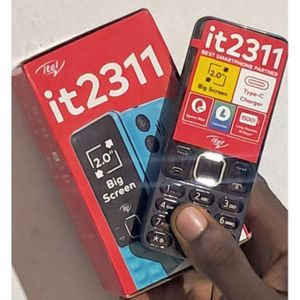 itel  2311 Smartphone Partner Type C 2"Big Screen 33Days Standby- Black