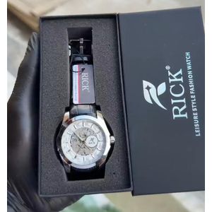 Rick Leather Calendar Wristwatch