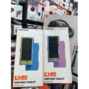 High Standard PORODO Kids Writing Tablet 2-in-1 - LCD Drawing Board + Pencil Box Case, 8.5 inch, Reusable
