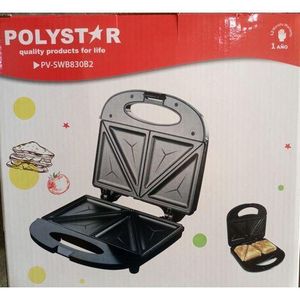 Polystar Bread Toaster/Sandwich Maker - 2 Triangular Plates