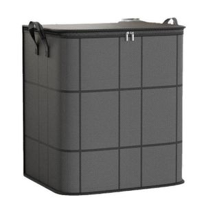 THICK AND LARGE Clothing Organizer, Portable Storage Bag, Foldable Storage Box With Handle, Storage Bag Closet Organizer Box Wardrobe Organizer - Storage Box Dustproof Non-Woven Wardrobe Organizers Space-Saving Foldable Bag