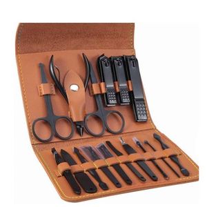 Manicure Set 16 Pieces Professional Nail Clippers Kit Pedicure Kit 