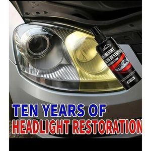 Headlight restoration cleaner car lamp removal emulsion