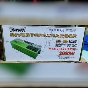 2000w inverter with Digital Dispaly With 20A Inbuilt Charger 12V