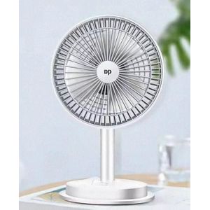 Dp 7627 Rechargeable Table Fan + USB Cord (4000mAh)