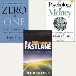 The Millionaire Fastlane + The Psychology Of Money + Zero To One 