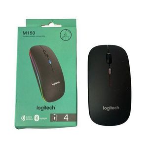 Logitech  M150 Wireless and Bluetooth Rechargeable Mouse with Led Light
