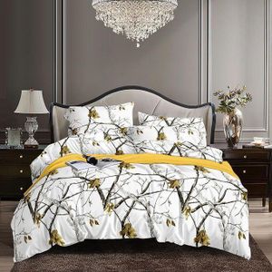 LUXURY COTTON FLORAL BEDSHEET SET with 4  pillowcases (Bedding  Set)