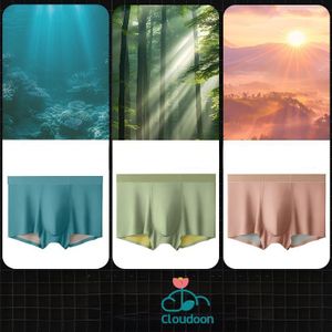 Cloudoon Men's Breathable Boxer Briefs Comfortable Boxers for Men Soft Underwear